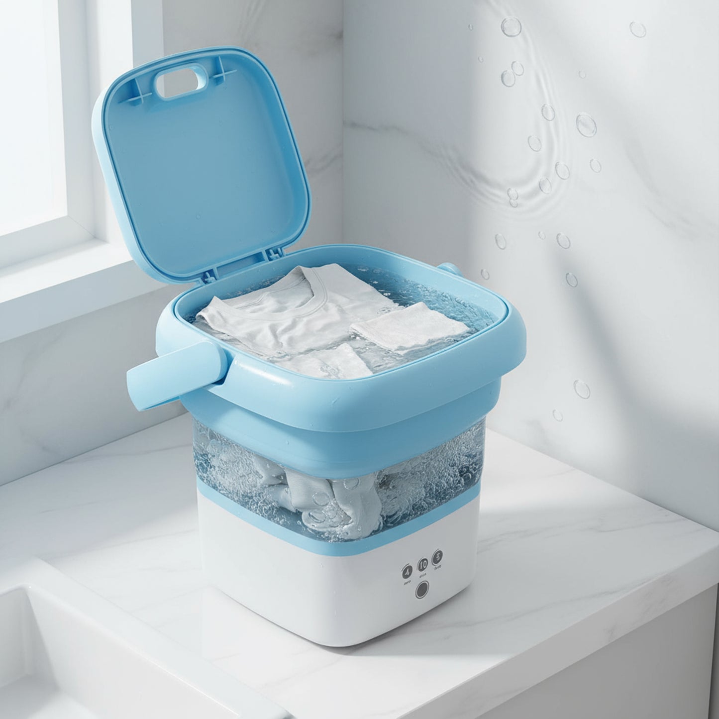 غسالة الملابس والأحذية للسفر والأطفال