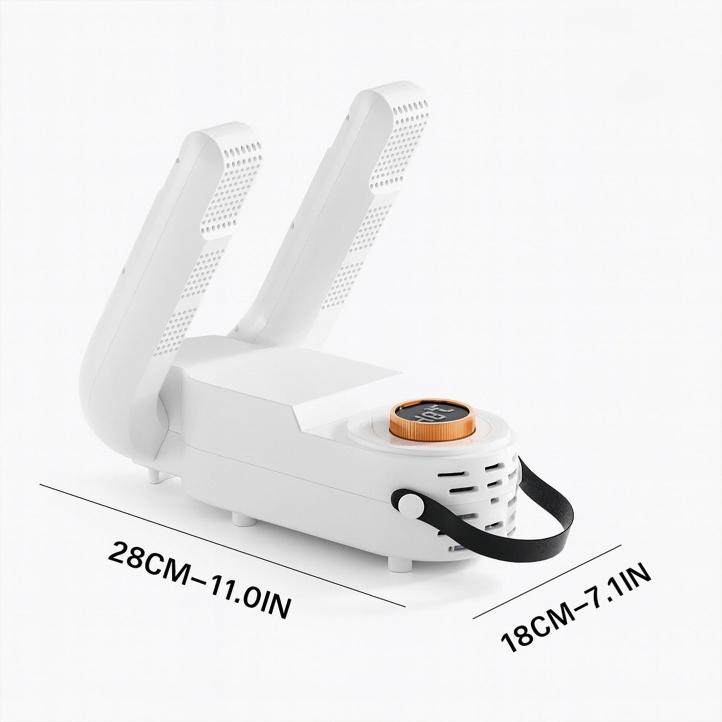 مجفف الأحذية والجوارب مع شاشة LCD